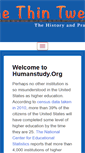 Mobile Screenshot of humanstudy.org